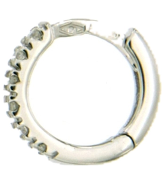 CARA DIAMANTI Златни обеци с диаманти BB0406W/0.12ctsSI/H