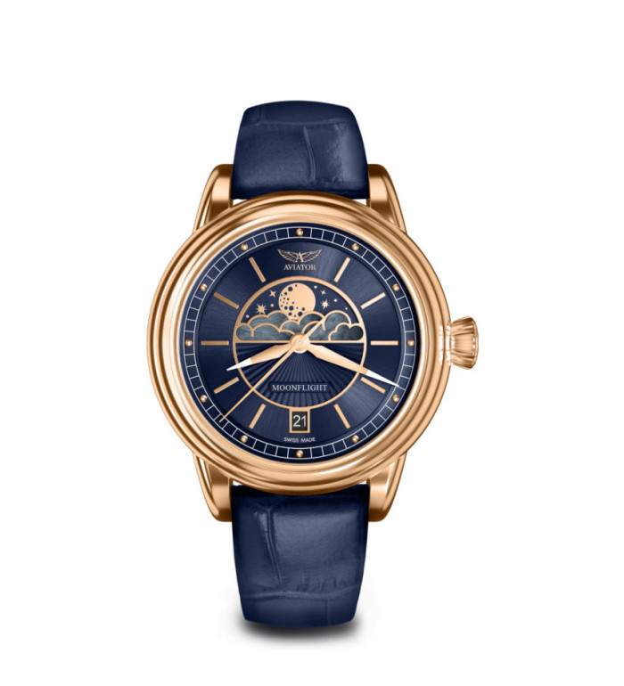 AVIATOR DOUGLAS MOONFLIGHT 36MM V.1.33.2.256.4