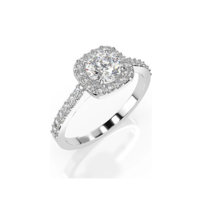 Пръстен с диамант Cara 0.50+0.31ct GIA сертификат K101-10152W