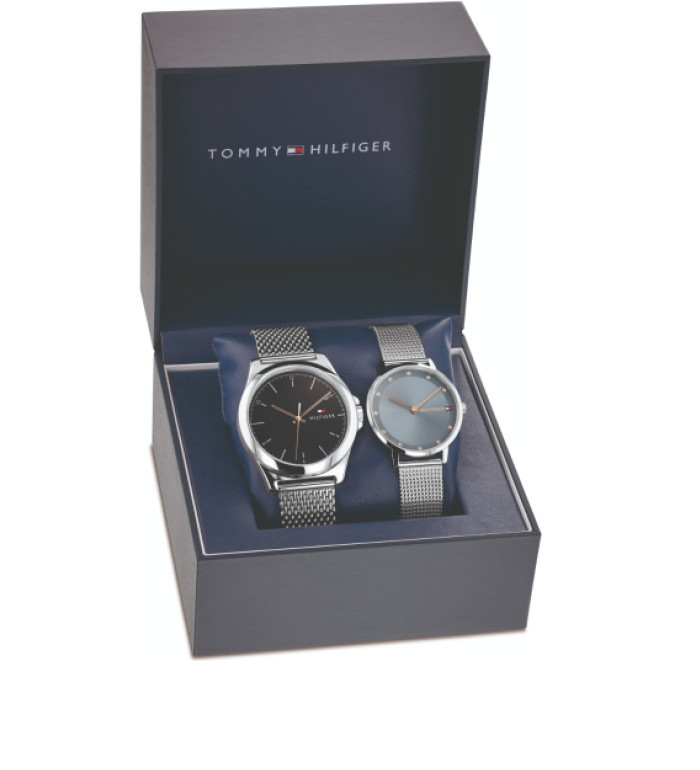 КОМПЛЕКТ ДАМСКИ И МЪЖКИ ЧАСОВНИК TOMMY HILFIGER 1770023