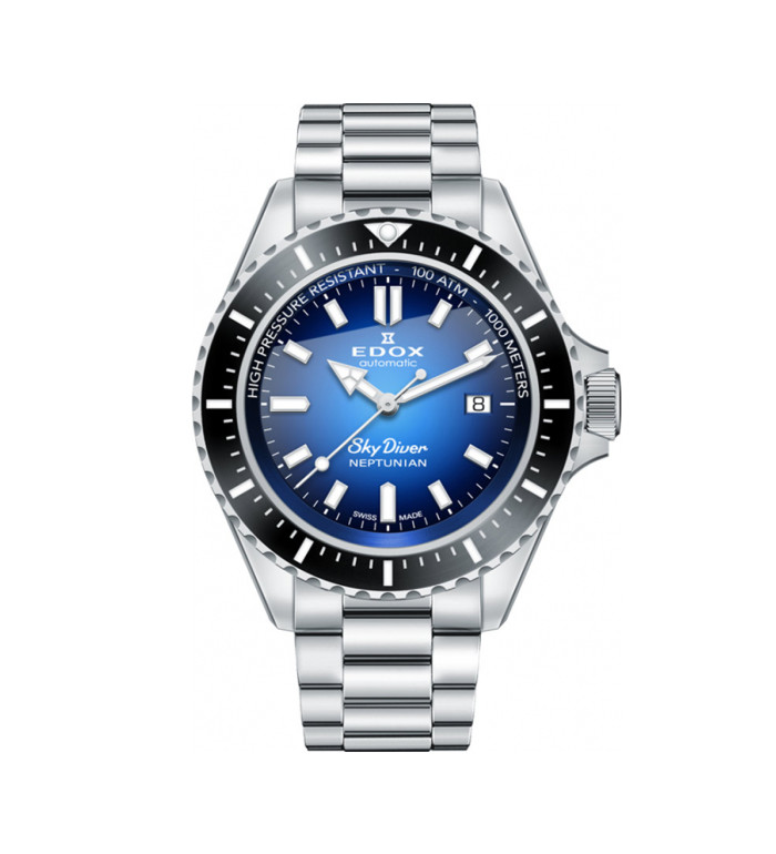 EDOX SKYDIVER NEPTUNIAN EDITION AUTOMATIC 44MM MEN'S 80120 3NM BUIDN