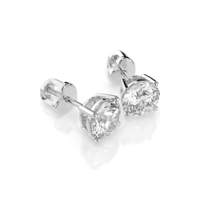 Cara обеци с диаманти 1.40 ct GIA сертификат K102-10012W