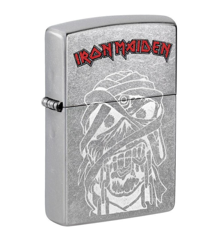Zippo Iron Maiden Eddie Street Chrome запалка