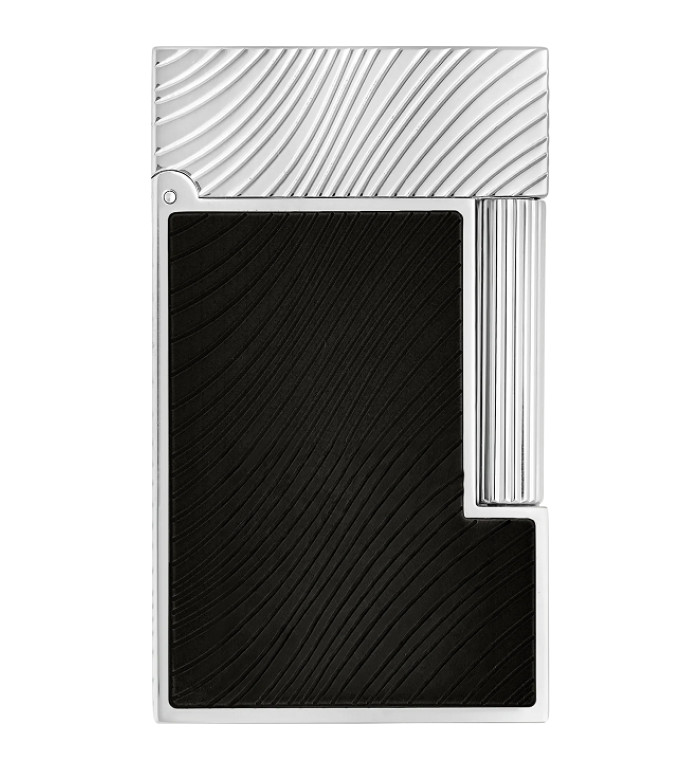 Запалка S.T.Dupont Ligne 2 Horse Mane Guilloche Black C16090CL