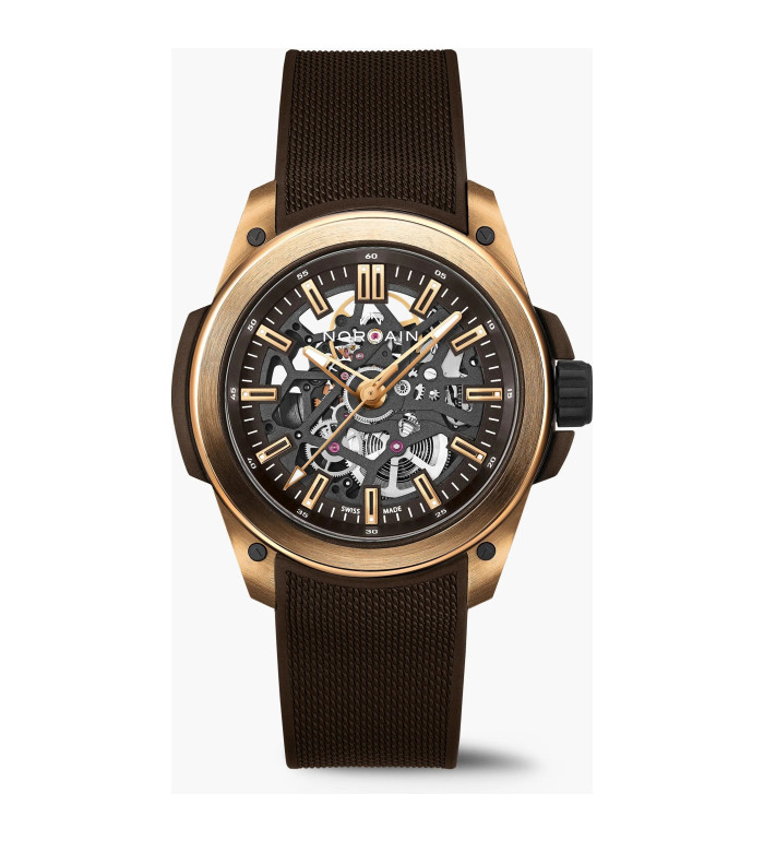 NORQAIN Wild ONE Skeleton 42mm Gold N3000.07G04.N01