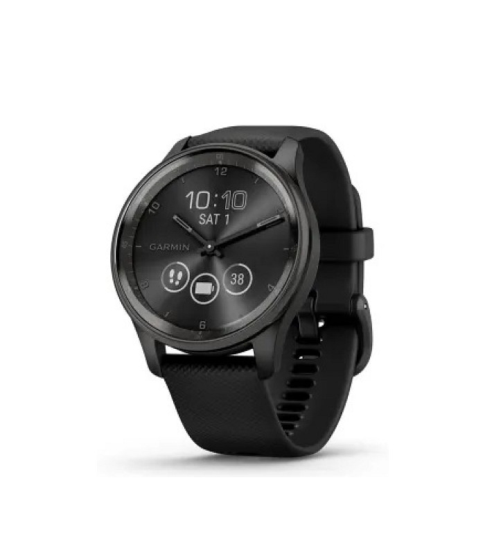 GARMIN VÍVOMOVE® TREND SLATE БЕЗЕЛ BLACK КОРПУС СИЛИКОНОВА КАИШКА 40ММ 010-02665-00