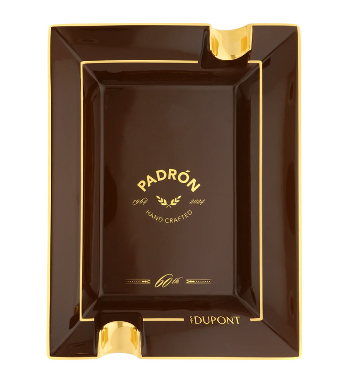 S.T.Dupont Ashtray Porcelain Padron Brown пепелник 6114