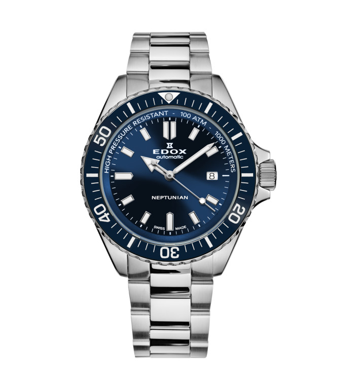 EDOX SKY DIVER  NEPTUNIAN AUTOMATIC 44MM MEN'S 80120 3BUM BUF