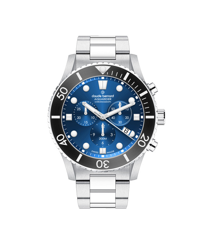 Claude Bernard Aquarider Chronograph 10252 3NBM BUIB