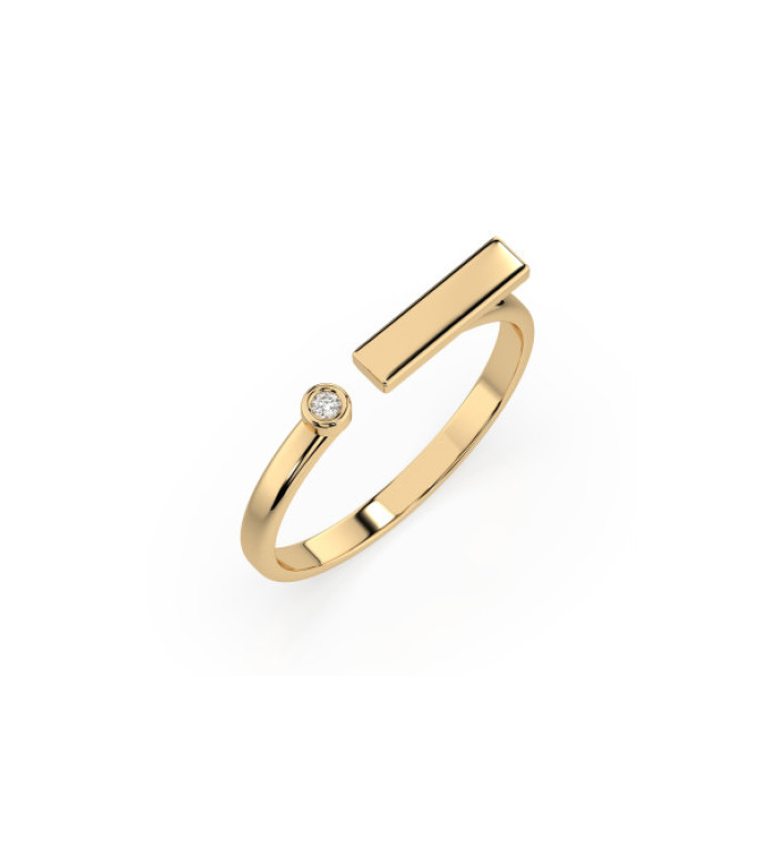 CARA DIAMANTI Златен пръстен с диамант K101-10066