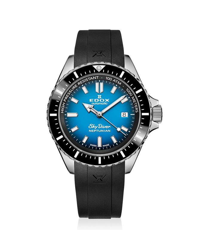 EDOX SKYDIVER NEPTUNIAN EDITION AUTOMATIC 44MM MEN'S  80120 3NCA BUIDN
