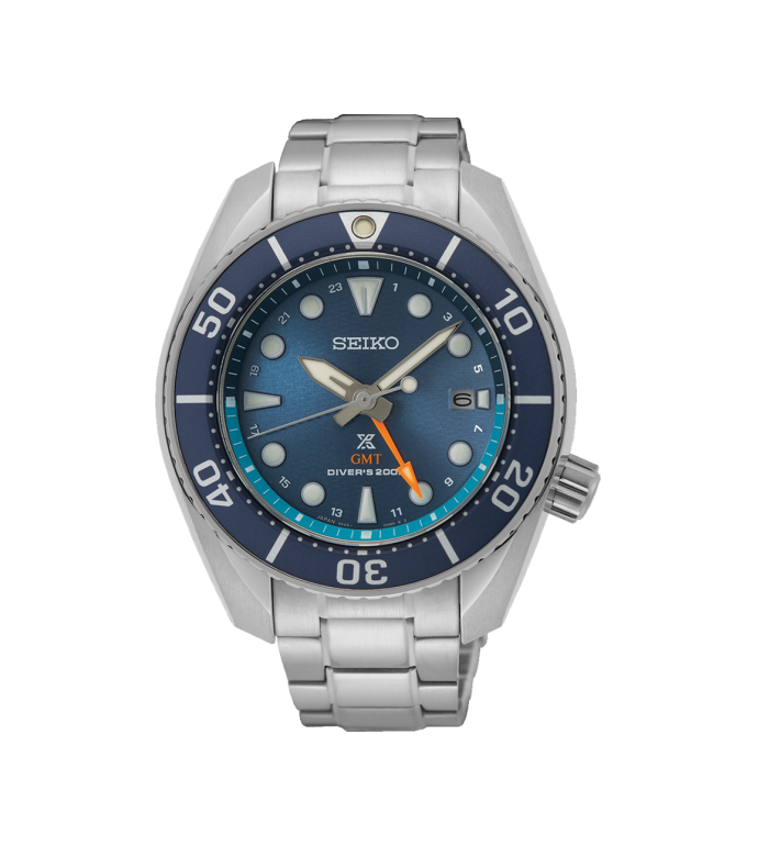 SEIKO PROSPEX SOLAR GMT 45MM MEN'S WATCH SFK001J1