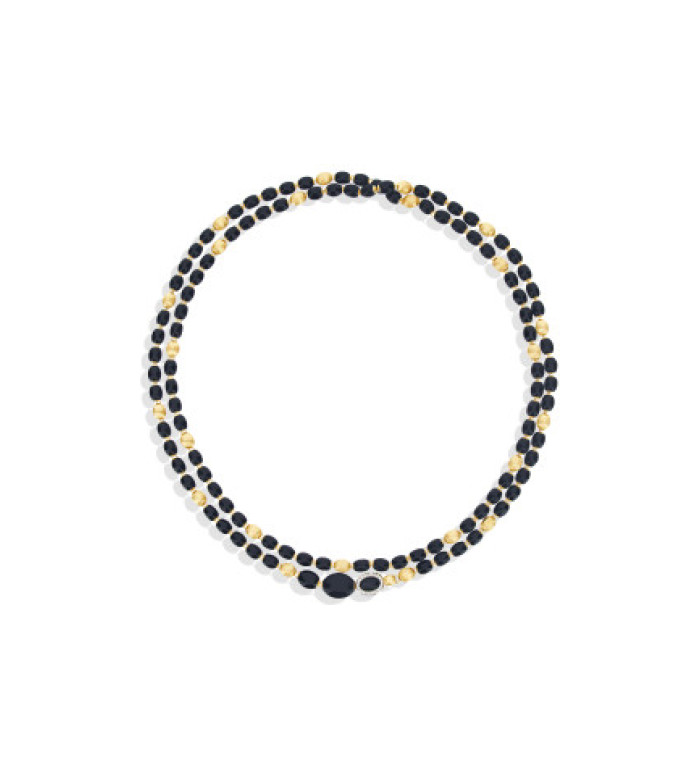 Nanis Dancing Mystery Black Onyx колие оникс, диаманти CS3-599