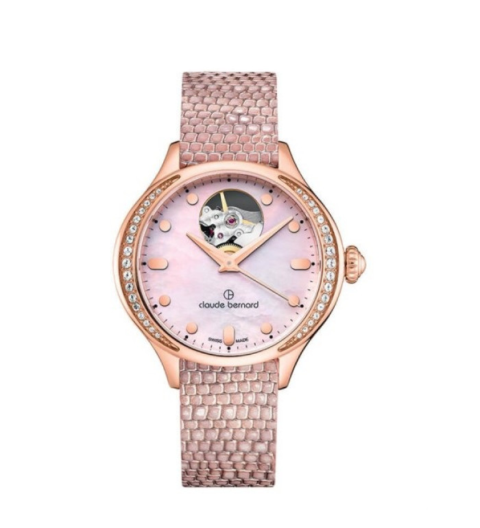 CLAUDE BERNARD DRESS CODE OPEN HEART 36MM 85027 37RP NARIR
