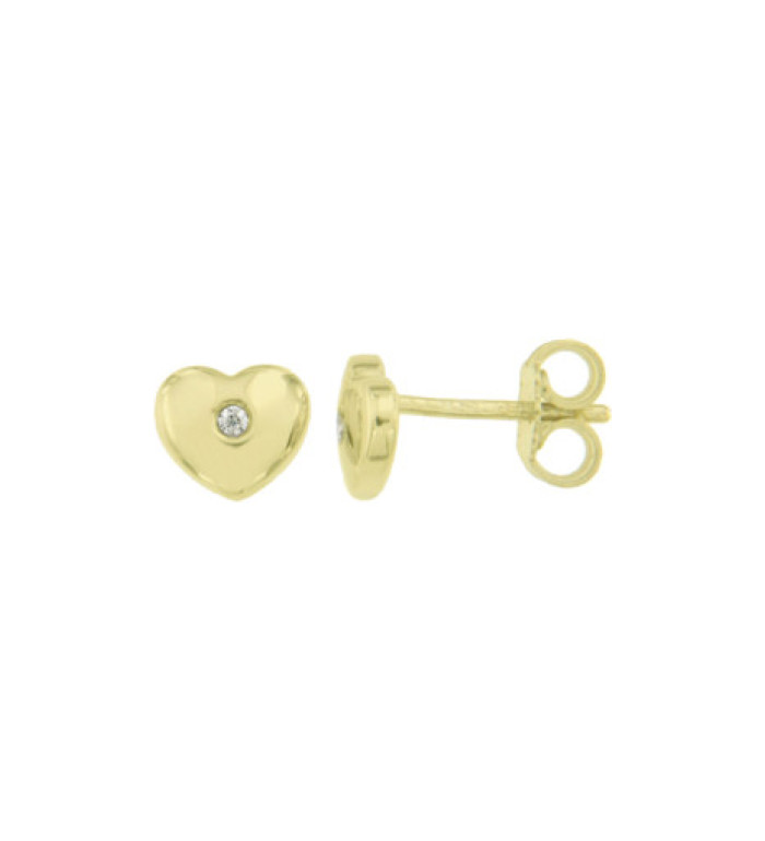 Cara Diamanti златни обеци с диаманти BB0270Y/0.02ctsSI/H