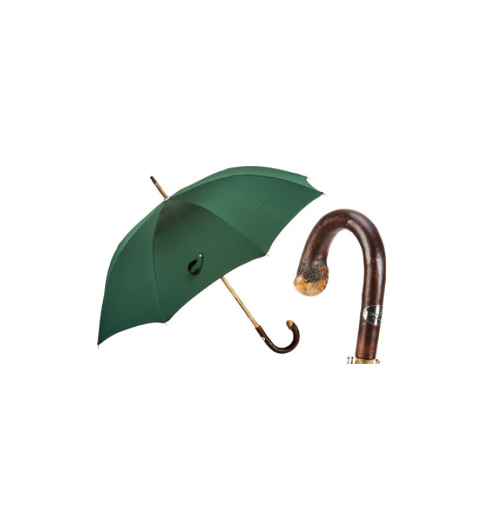 PASOTTI МЪЖКИ ЧАДЪР DARK GREEN WOODEN 142 PUNTO/9